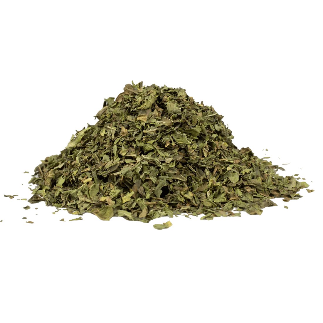 Organic cut green mint