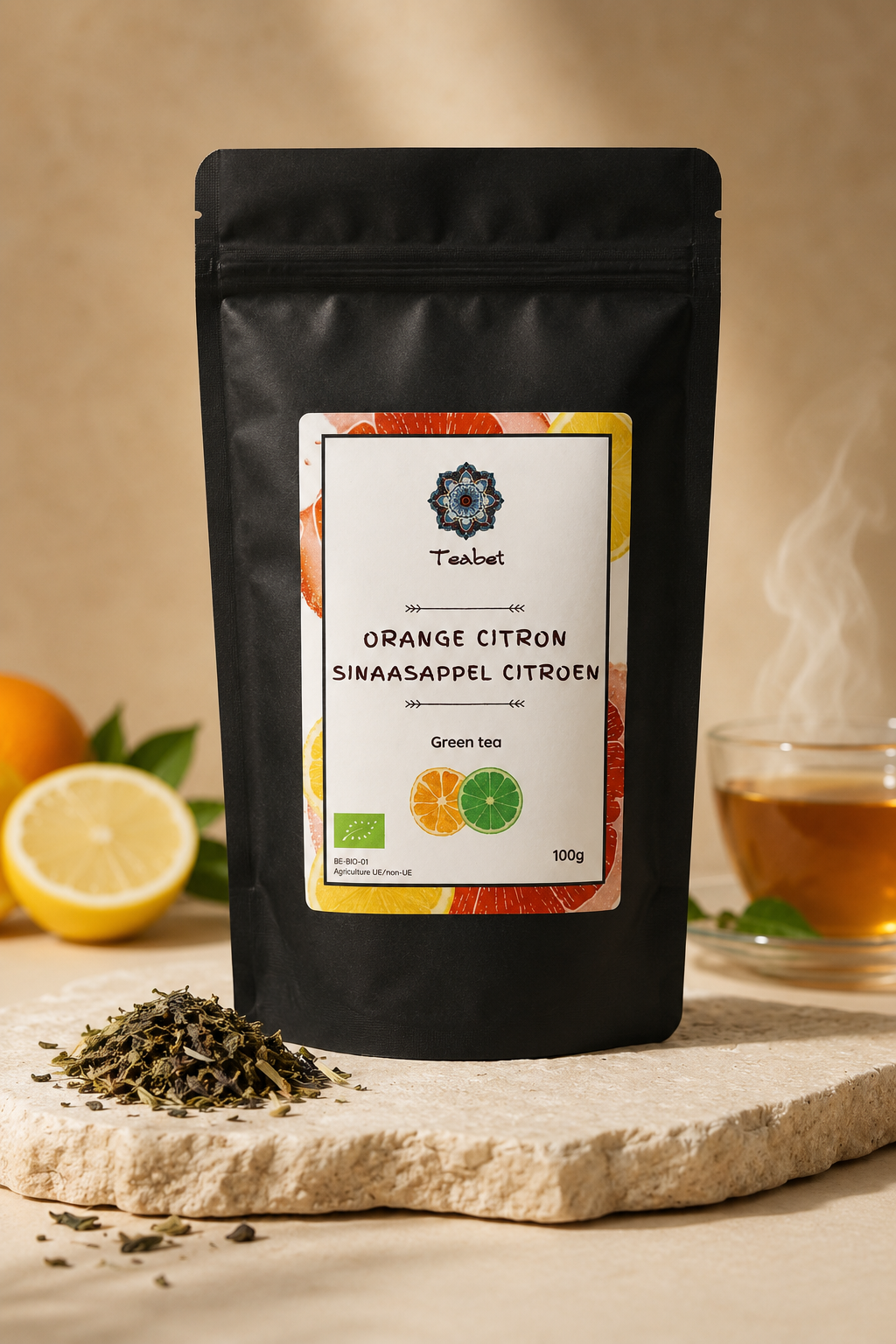 Thé vert Orange - Citron