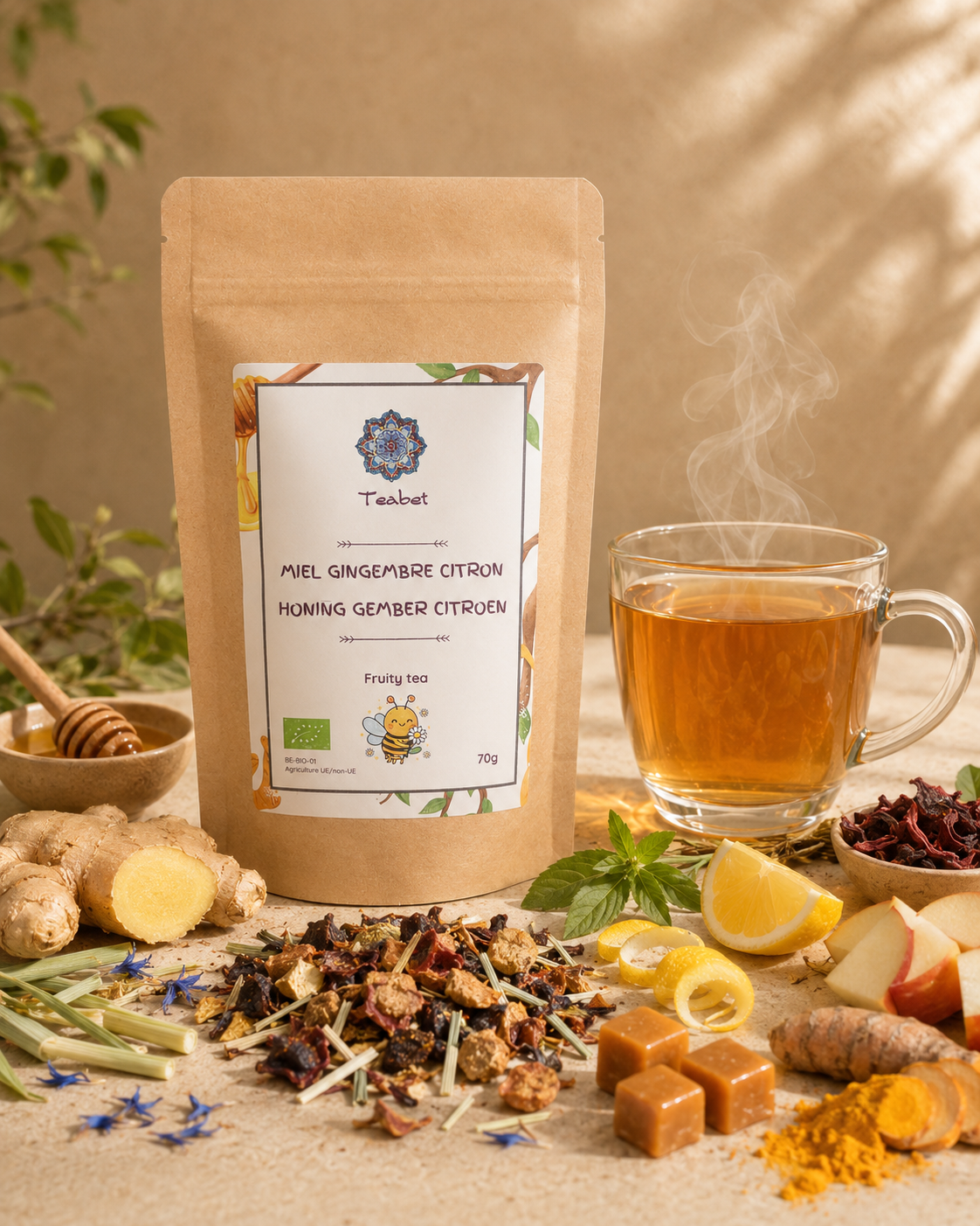 Ginger - Lemon - Honey Organic
