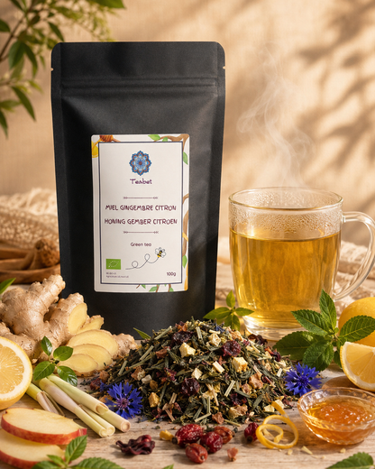 Sencha - Miel - Gingembre - Citron