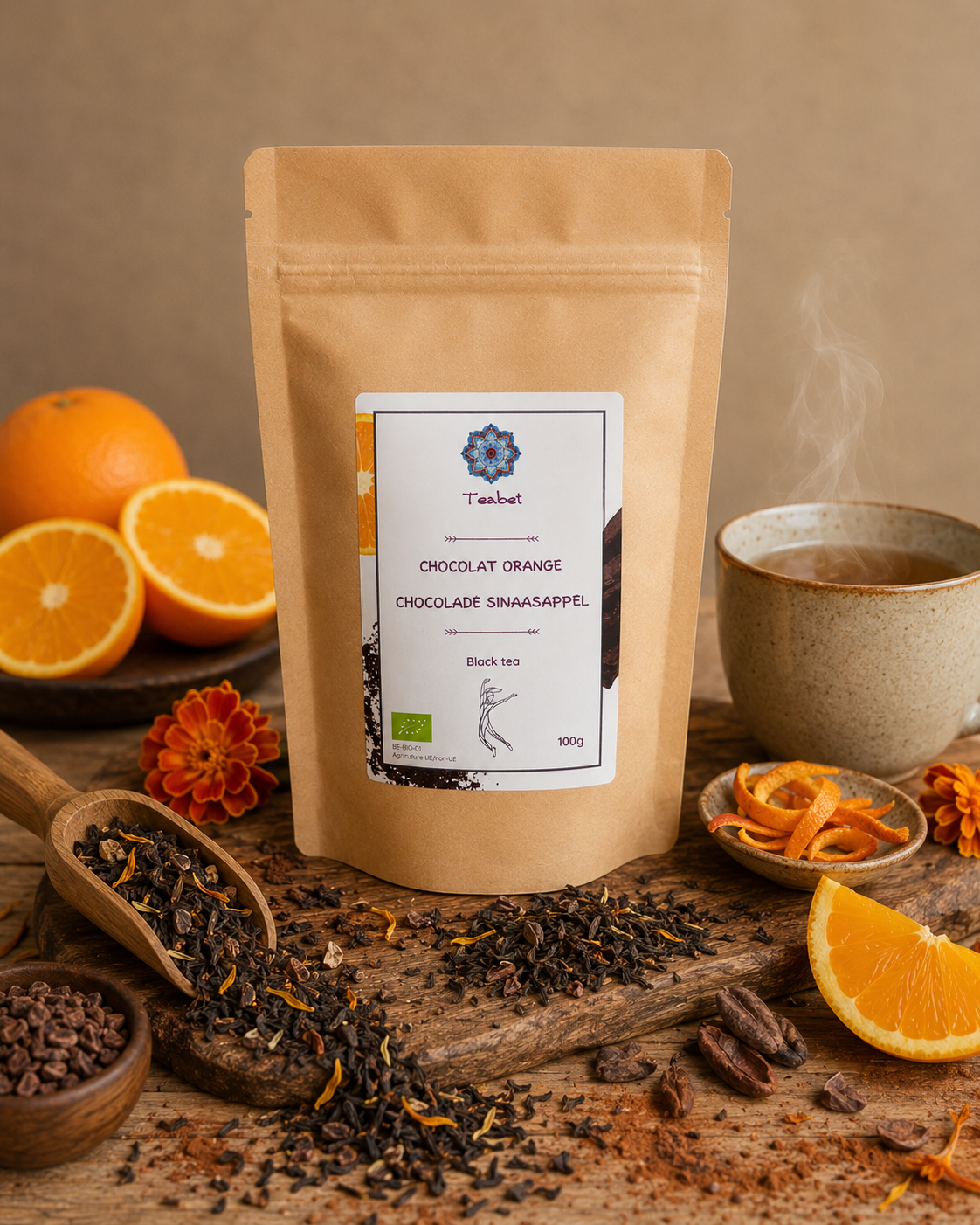 Dark Orange Chocolate Organic 