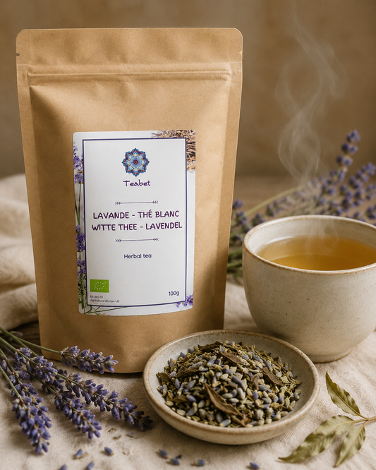 Lavendel - witte thee