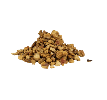 Morceaux de pomme coupés